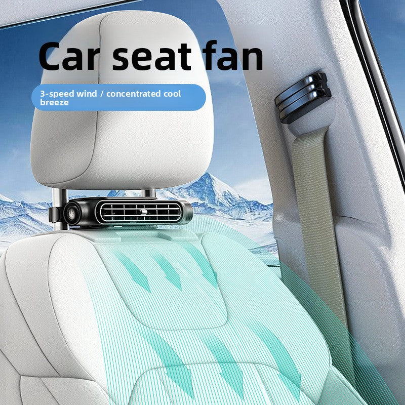USB-Powered Car Seat Cooling Fan with High Airflow