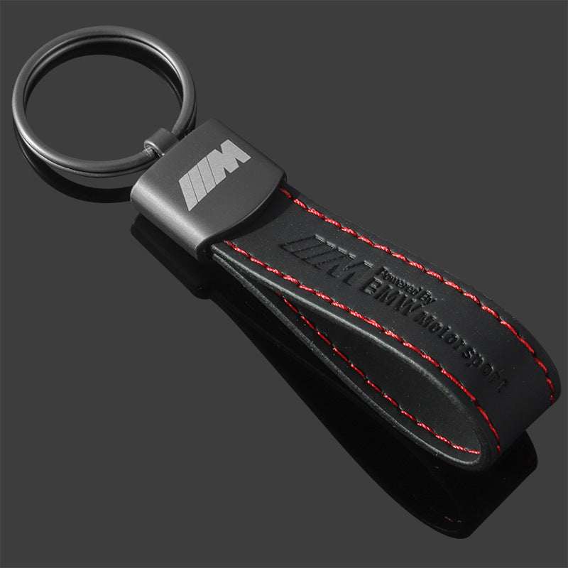 Mercedes-Benz AMG Leather Keychain Car Accessory