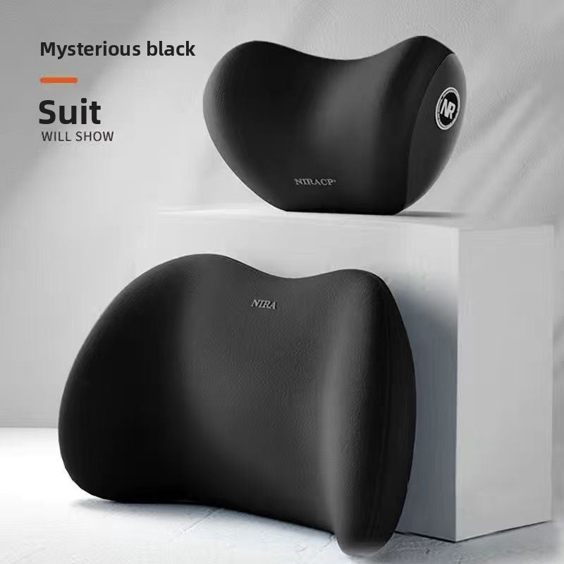 Car Headrest and Lumbar Support Pillow