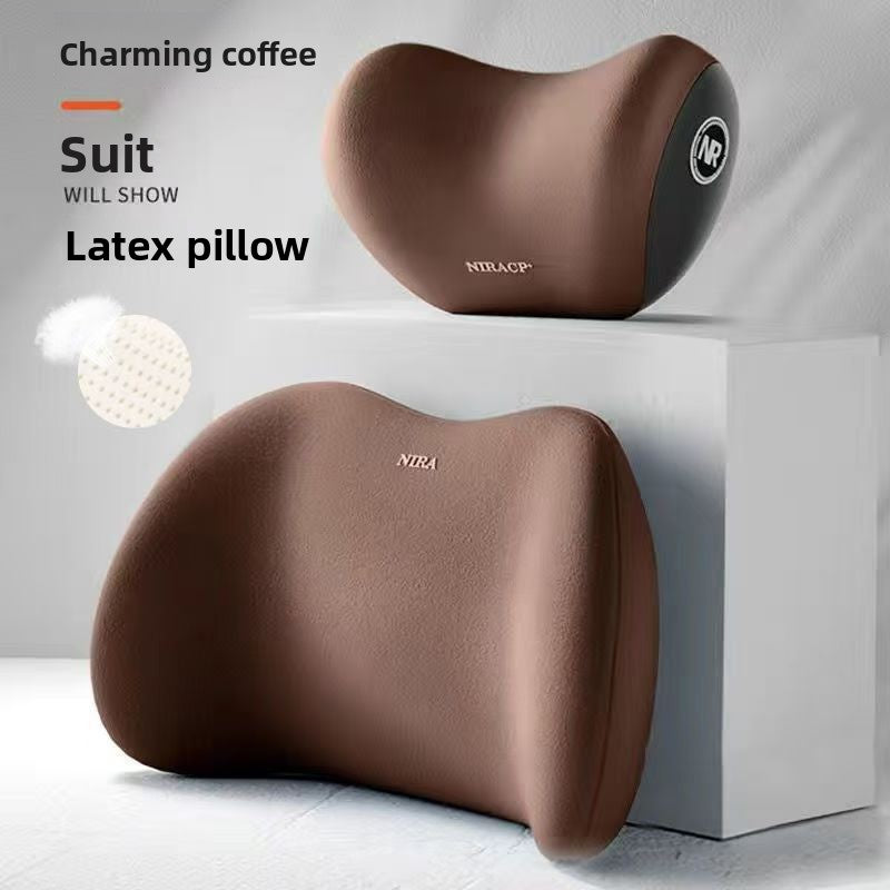 Car Headrest and Lumbar Support Pillow